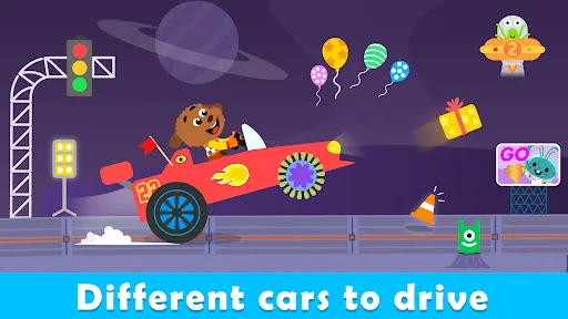 Gameplay screenshot 2 from Toddler Car Games For Kids 2-5 - Educational game
